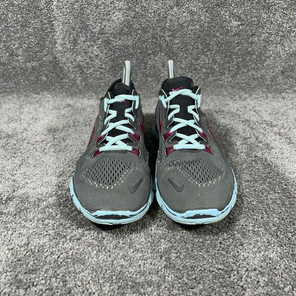 Nike Free 5.0 TR Fit 4 629496-004 Women’s Sz 7 Gray Blue Athletic Shoes Used - Picture 3 of 12